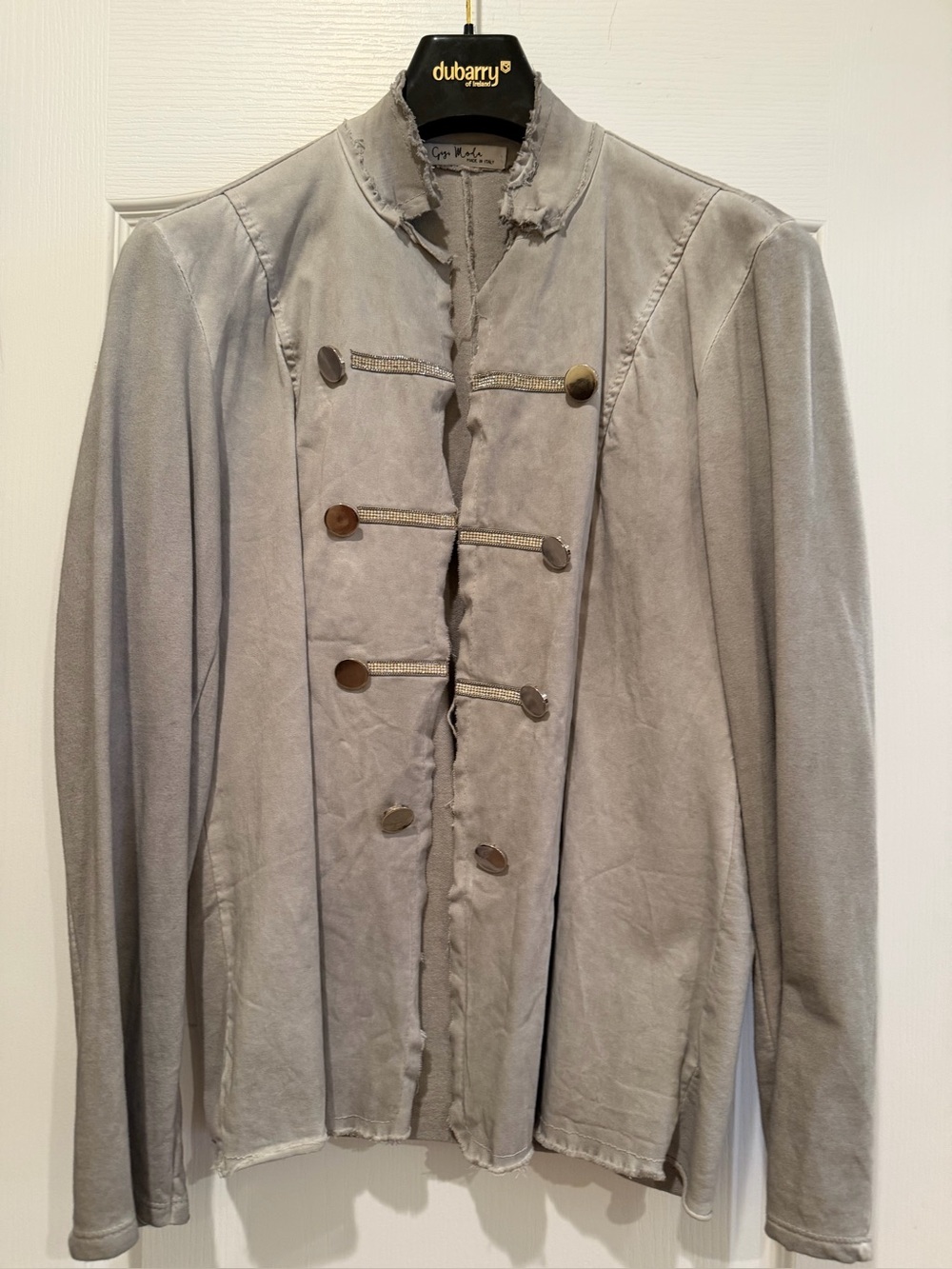 Gigi Moda distressed Military-Style Jacket